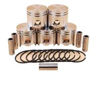 YXIUEYINGE Kit de 5 Segments de Piston de 35 mm for débroussailleuse STI FS120 FS120R FS300 BT121 FS 120 300, pièces de Rechange