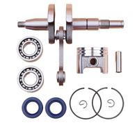 YXIUEYINGE Kit de Joint d'huile de Vilebrequin et de Segments de Piston de 37 mm for Moteur de tronçonneuse STI MS170 MS 170 017