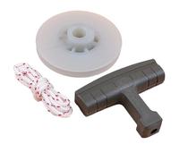YXIUEYINGE Kit de réparation de Corde de poignée de poulie de démarreur à Rappel for tronçonneuse à Essence Hus 340 345 346 350 351 353 445 455 460 537092501