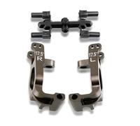 YXIUEYINGE Lot de 2 Blocs de Support de moyeu en C en métal à 17,5 degrés IFW474 for Kyosho MP9 MP10 1/8 RC Car Upgrade Parts Accessories