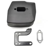 YXIUEYINGE Silencieux d'échappement for tronçonneuse avec Plaque de Support for Hus 61 268 272 272XP 268K 272K 272S