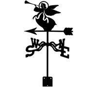 YXKJHH Girouette créative en Acier Inoxydable, Outil de Mesure pour Montage dans Le Jardin, décoration de Cour (Couleur : Ange)