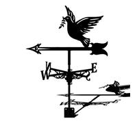YXKJHH Girouette de Jardin avec Fixation sur Toit, Style rétro, Motif Tracteur, Pie, indicateur de Direction du Vent, décoration créative en Acier Inoxydable, pour la Ferme