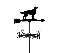 YXKJHH Girouette décorative pour Chien, Chiot, en Acier Inoxydable, Durable, avec revêtement antirouille, Pratique, pour l'extérieur, indicateur de Direction, Outils de Mesure, revêtement