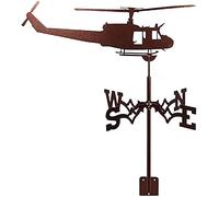 YXKJHH Girouette en Acier Inoxydable pour Jardin, voiliers rétro, navires de Guerre, Bateaux Pirates, girouette créative, Piquet de Jardin, girouette pour Cour extérieure (Couleur : I) (R