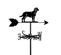 YXKJHH Girouette pour Animal, Chien, Chiot, Ornement, girouette Durable en Acier Inoxydable avec revêtement antirouille, décoration de Jardin extérieure Pratique, indicateur de Direction,