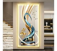 YXLLGS Déco Murale 3D LED, Vase Hydroponique, Texture Grès