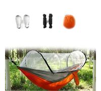 YXLMWZRY Camping Hammock with Mosquito Net, Ultralight 210T Parachute Nylon, Double Hammock for Hiking Camping and Home Use