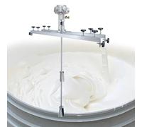 YXLMWZRY IBC air agitator, pneumatic 1 ton tank mixer with folding propeller, for mixing liquids with relatively low viscosity