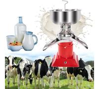 YXLMWZRY Milk Cream Centrifugal Separator Electric Cream Separator Stainless Steel 50L/H Goat Milk Separator turns raw milk or whole milk into cream and skim milk