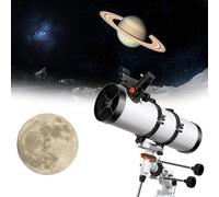YXLMWZRY Télescope professionnel et puissant pour adultes débutants en astronomie, ouverture de 130 mm et télescope de mise au point de 650 mm