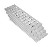 YXLYFDLY Couvercle De Drain en Acier Inoxydable, Grille De Drainage pour Allée Extérieure, Jardin, Patio, Réduisant Le Risque De Colmatage(4pcs,58x15x2.5cm)