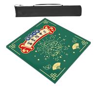 YXLYFDLY Grand tapis de jeu de Mahjong avec sac de transport, housse de table antidérapante et réduction du bruit, pour mahjong poker (75 cm)