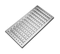 YXLYFDLY Grille De Drainage en Acier Inoxydable 304 pour L'évacuation des Eaux Usées, Couvercle De Drain De Tranchée Extérieur, Large Application(58x30x2.5cm/22.83x11.81x1in)
