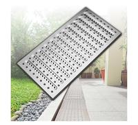 YXLYFDLY Grille De Drainage en Acier Inoxydable pour Trottoir De Cour, Couvercle De Drain De Tranchée Épaissi, Large Application(58x30x2.5cm/22.83x11.81x1in)