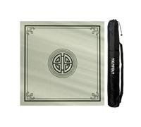 YXLYFDLY Mahjong Tapis de Mahjong silencieux et réduction du bruit avec envers en caoutchouc Grand tapis de jeu pour Mahjong, Poker, cartes, jeux de carrelage (110 cm)