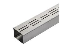 YXLYFDLY Système De Caniveau en Acier Inoxydable pour L'évacuation des Eaux Pluviales, Siphon De Sol Extérieur Et Siphon De Canal, Fiable Et Robuste(Style1 100x8x5cm)