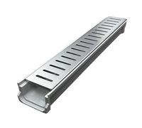 YXLYFDLY Système De Drainage De Tranchée pour Allées, Drain De Canal Robuste Et Drain De Sol avec Base en Forme De U, Facile À Nettoyer(60x10x15cm//23.6x3.9x5.9in)