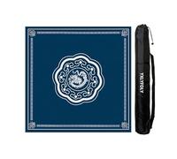 YXLYFDLY Tapis de Mahjong doux silencieux et réduction du bruit avec envers en caoutchouc - Grand tapis de jeu pour poker, cartes, jeux de carreaux (130 cm)