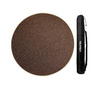 YXLYFDLY Tapis de Mahjong rond antidérapant et réduction du bruit, nappe de Mahjong en lin et coton avec envers en caoutchouc, grand tapis de jeu pour Mahjong, poker, cartes, jeux de société, carreaux