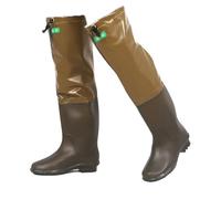 YXLYFDLY Waders Cuissardes Antidérapantes, Cuissardes de Pêche Marron Pour Hommes Et Femmes, Sans Fuites, Pour La Chasse, La Pêche Dans Les Marais(45 EU)