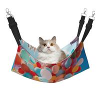 YXLymxDAMAI Balloon in The Sky Hamac lit pour chat - Lit hamac pour animal domestique avec sangles réglables, convient pour chats, furets, chiots ou petits animaux de compagnie