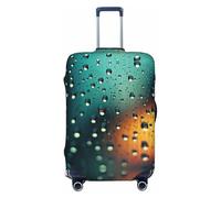YXLymxDAMAI Beautiful Planets Housse de protection pour bagages de voyage Noir 45,7 à 81,3 cm, Gouttes de pluie dans le ciel, Small