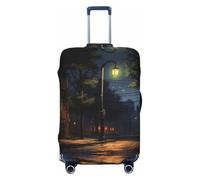 YXLymxDAMAI Beautiful Planets Housse de protection pour bagages de voyage Noir 45,7 à 81,3 cm, Silent Street, X-Large