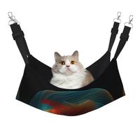YXLymxDAMAI Hamac coloré Vortex pour chat - Lit hamac pour animal domestique avec sangles réglables, convient pour chats, furets, chiots ou petits animaux de compagnie