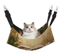 YXLymxDAMAI Hamac pour chat avec deux hérissons, lit hamac avec sangles réglables, convient pour chats, furets, chiots ou petits animaux de compagnie