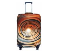 YXLymxDAMAI Moon Surface Housse de protection pour bagage de voyage Noir 45,7 à 81,3 cm, Cercle de couleur vertigineuse, X-Large