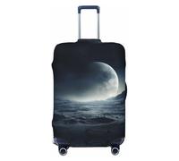 YXLymxDAMAI Moon Surface Housse de protection pour bagage de voyage Noir 45,7 à 81,3 cm, Surface de la lune, Small