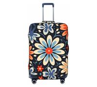 YXLymxDAMAI Moon Surface Housse de protection pour bagage de voyage Noir 45,7 à 81,3 cm, Vecteur géométrique, Medium