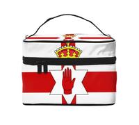 YXLymxDAMAI Trousse de maquillage de voyage Drapeau de l'Ukraine - Trousse à cosmétiques tendance avec grande capacité pour voyage, gym et camping, Drapeau de l'Irlande du Nord, One Size