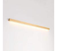 YXNKK Lampes Murale Moderne LED, Applique en Bois Ligne Intérieur Lumière Murale Éclairage Chevet Lire Lampe Avant Miroir Salle de Bain Luminaire Murale Salon Décorative pour Chambre Salle,B,120CM 24W