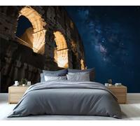 YXQAIED Papier peint Colisée de Rome Italie, papier peint photo du patrimoine historique européen, peintures murales d'arène italienne, peintures murales pour salon, chambre à coucher, décoration