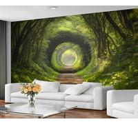 YXQAIED Papier peint mural motif forêt, forêt d'arc - 450 x 315 cm - Paysage naturel - Papier peint photo pour chambre à coucher, salon (ne pas décoller et coller)