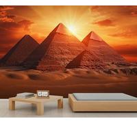 YXQAIED Papier peint pyramides égyptiennes 200 x 140 cm, papier peint ancien, paysage désert, papier peint pour chambre à coucher, impression 3D non autocollante