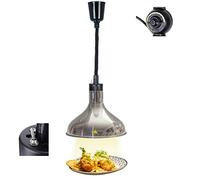 YXRJJT Lampe Chauffe-Plats, Lustre Cuisine pour Réchauffer Les Aliments, Lampe Chauffante avec Ampoule 250W pour Buffet et Hôtel, Longueur Réglable 60-180cm, Couleur Multiple