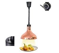 YXRJJT Lampe Chauffe-Plats, Lustre Cuisine pour Réchauffer Les Aliments, Lampe Chauffante avec Ampoule 250W pour Buffet et Hôtel, Longueur Réglable 60-180cm, Couleur Multiple