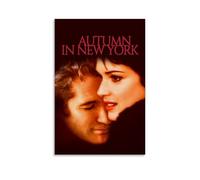 YXRONG Poster de film classique de l'Automne à New York - Décoration de chambre à coucher - 60 x 90 cm - Style sans cadre