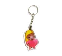 YXRRVING Porte-clés amusant et mignon en forme de banane qui pleure