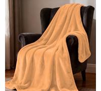 YXRS Plaid Canape Couverture Polaire 140 x 160 cm Moelleuse et Chaude Plaid Tout Doux Idée Cadeau pour Lits, Canapés, Chaises et Divans, Beige