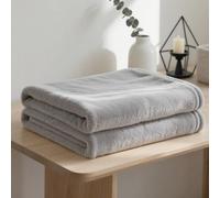 YXRS Plaid pour Lit 125 x 180 cm Doux et Chaud Plaid Couverture Polaire Toutes Saisons pour Printemps Automne Canapé Ou Lit, Gris Clair
