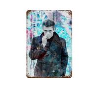 YXWOYNHY Poster d'acteur de cinéma James Dean - Décoration murale moderne en métal - Affiche en métal - Décoration d'intérieur - Décoration vintage - 30 x 20 cm