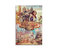 YXWOYNHY Poster de jeu vidéo BioShock Infinite sur toile - Impression d'art moderne pour chambre à coucher - 30 x 45 cm
