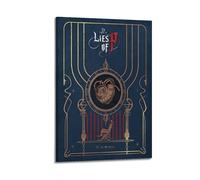 YXWOYNHY Poster de jeu vidéo Lies of P sur toile - Impression d'art moderne pour chambre à coucher - 20 x 30 cm