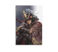YXWOYNHY Poster décoratif sur toile « Only Lost The Wolf Shadow Twice » - Impression sur toile moderne pour chambre à coucher - 50 x 75 cm