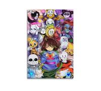 YXWOYNHY Poster décoratif sur toile The Game Undertale - Impression d'art moderne pour chambre à coucher - 50 x 75 cm