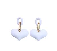 YXWYXWA 3D Love Drop Earrings Women and Girls Heart Earrings Lightweight Statement Earrings Women and Girls Birthday Christmas Jewelry